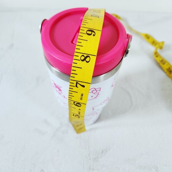 Hello Kitty Stanley IceFlow Stainless Steel Flip Straw Tumbler with Handle 20 oz - Picture 6 of 10